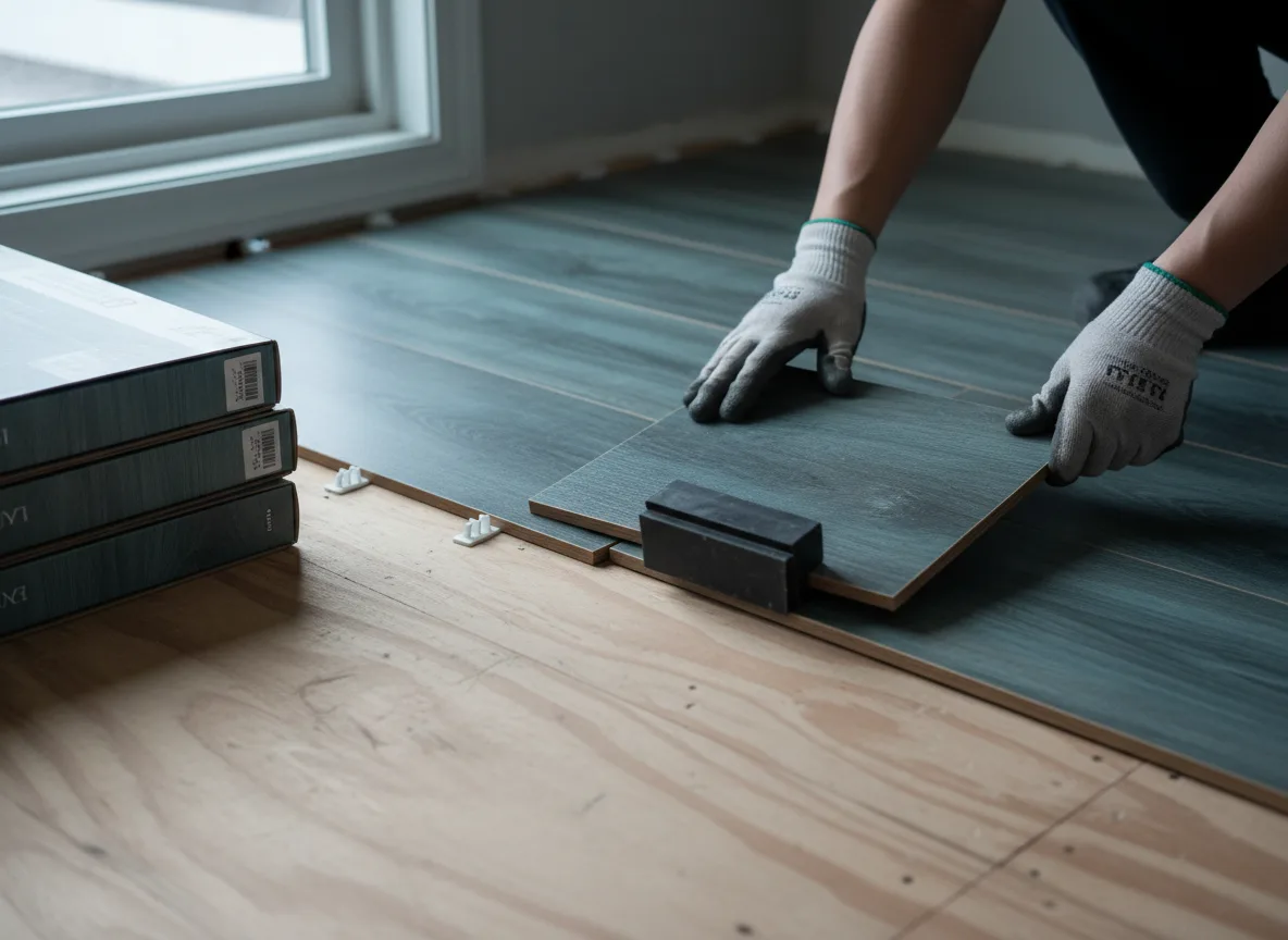 Luxury Vinyl Plank Installation company in Rocky, OK
